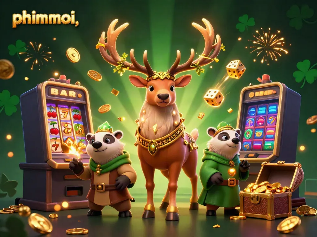 Engage in thrilling slots with phimmoi,, experiencing coin jackpots and vibrant gaming atmosphere.