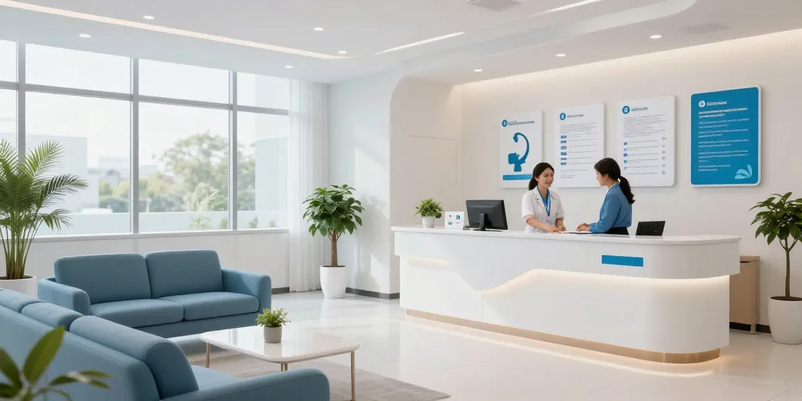 Hair transplant istanbul clinic reception area providing professional patient care and consultation services.