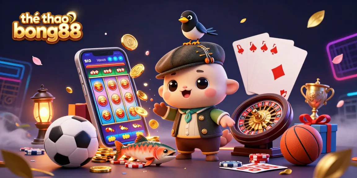 Experience the thrill of thể thao bong88 with engaging sports betting elements in a vibrant scene.